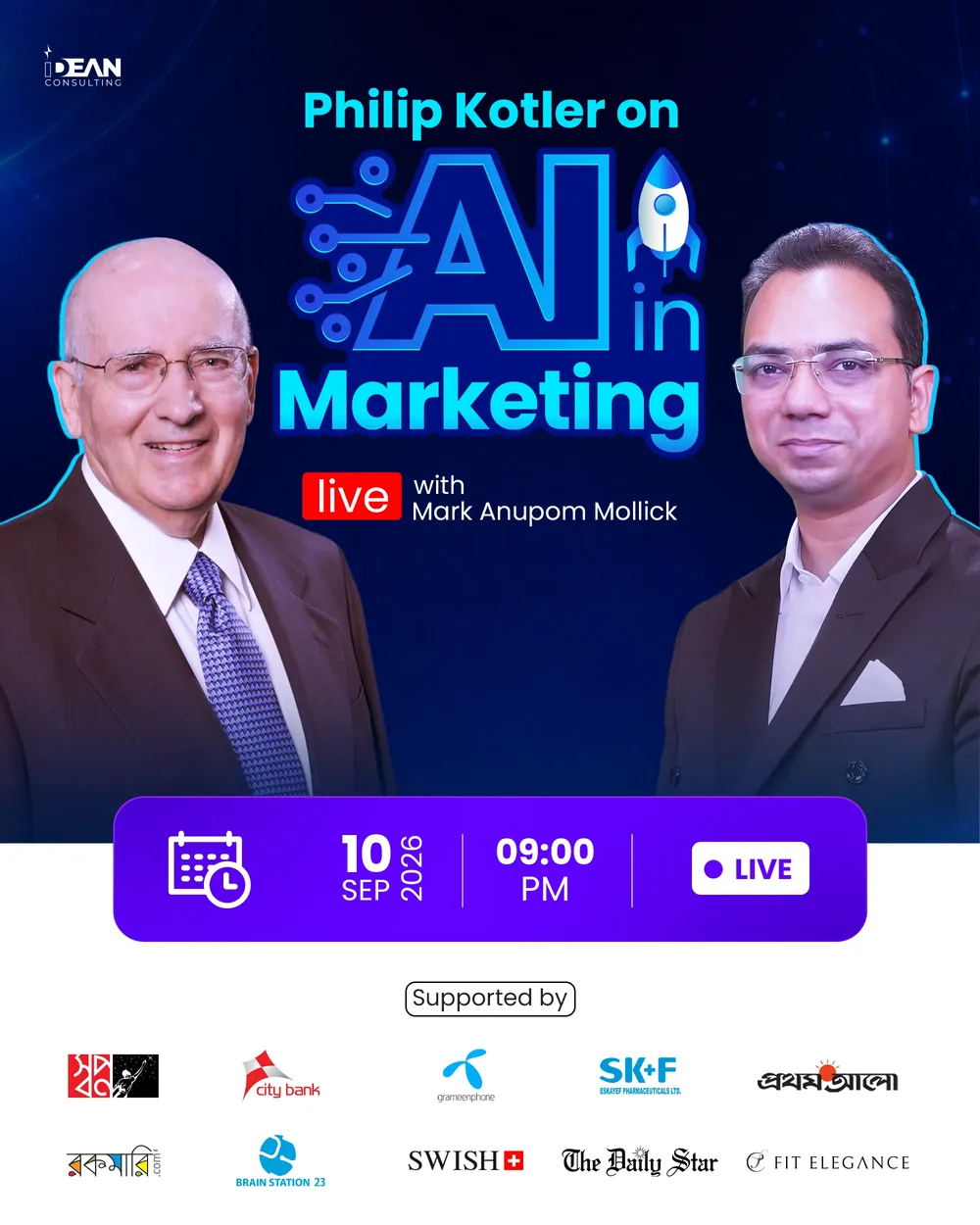 AI for Marketers Summit — Philip Kotler live with Mark Anupom Mollick