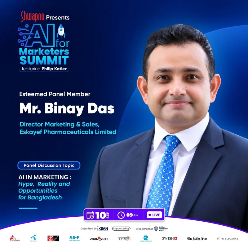 Mr. Binay Das, Director Marketing & Sales, Eskayef Pharmaceuticals Limited