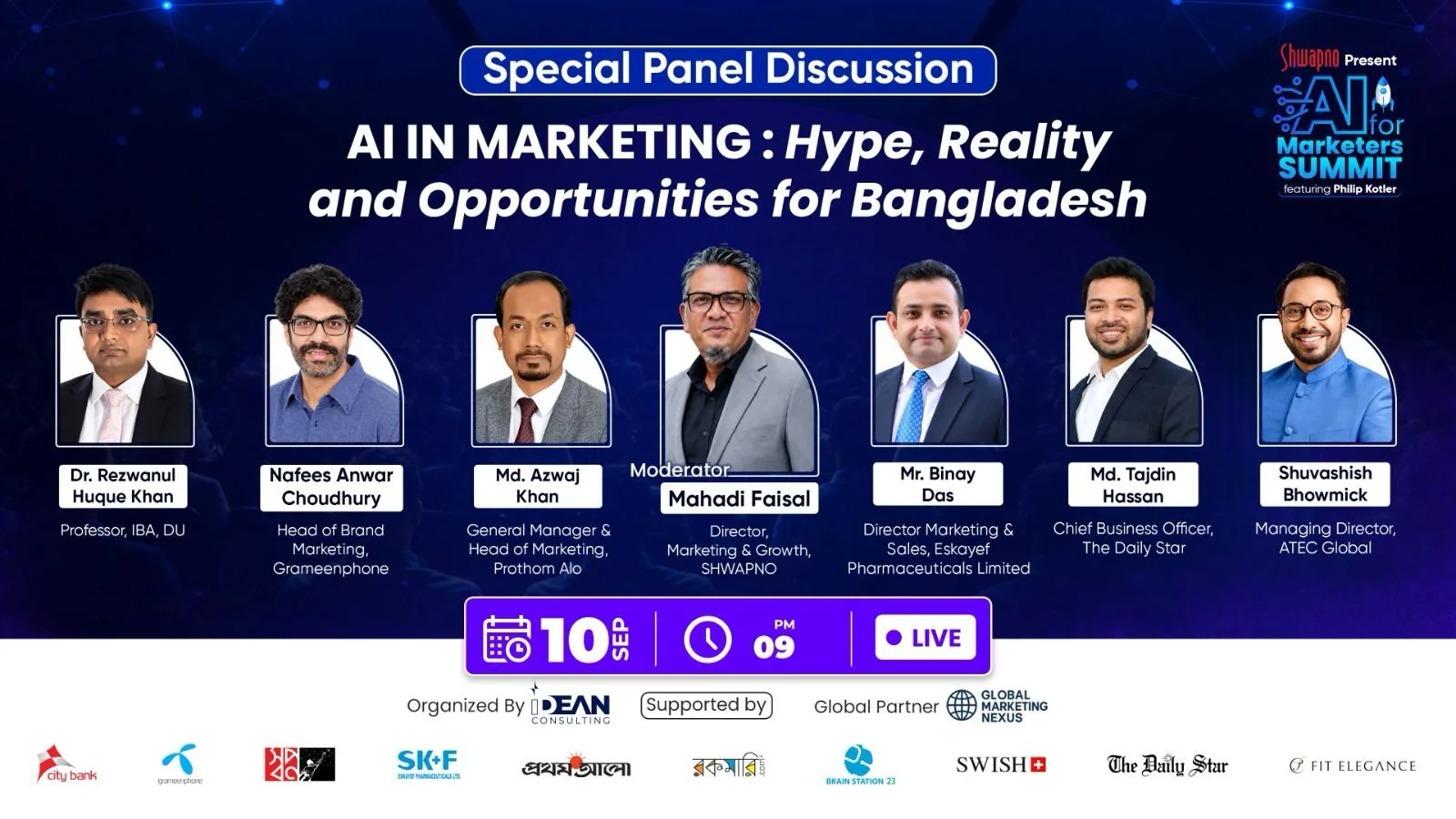 AI for Marketers Summit special panel discussion line-up