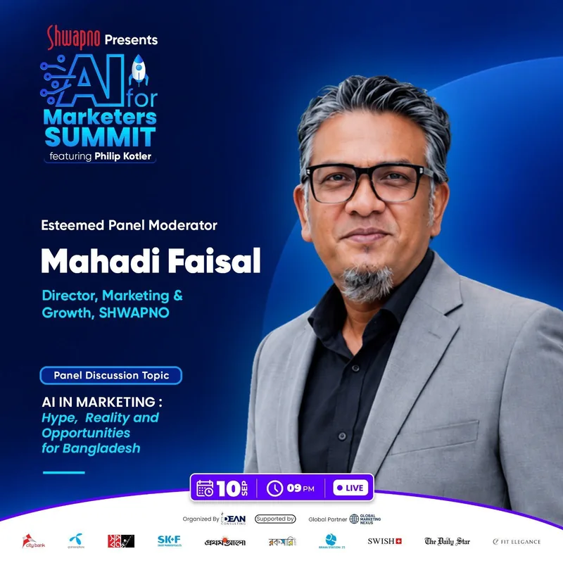 Mahadi Faisal, Moderator, Director, Marketing & Growth, SHWAPNO
